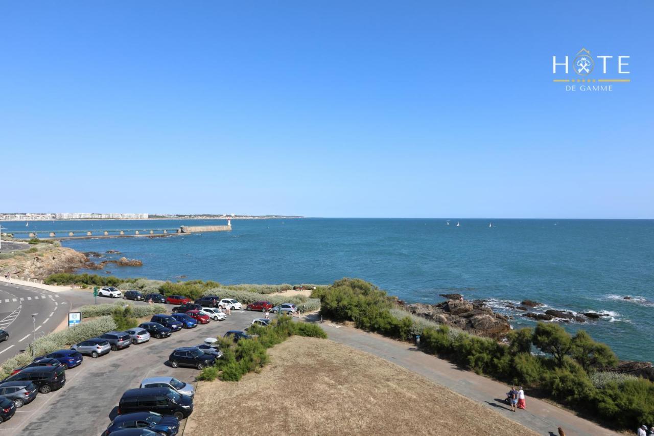 Appartement De Caractere, Superbe Vue Mer 280° La Chaume Esterno foto